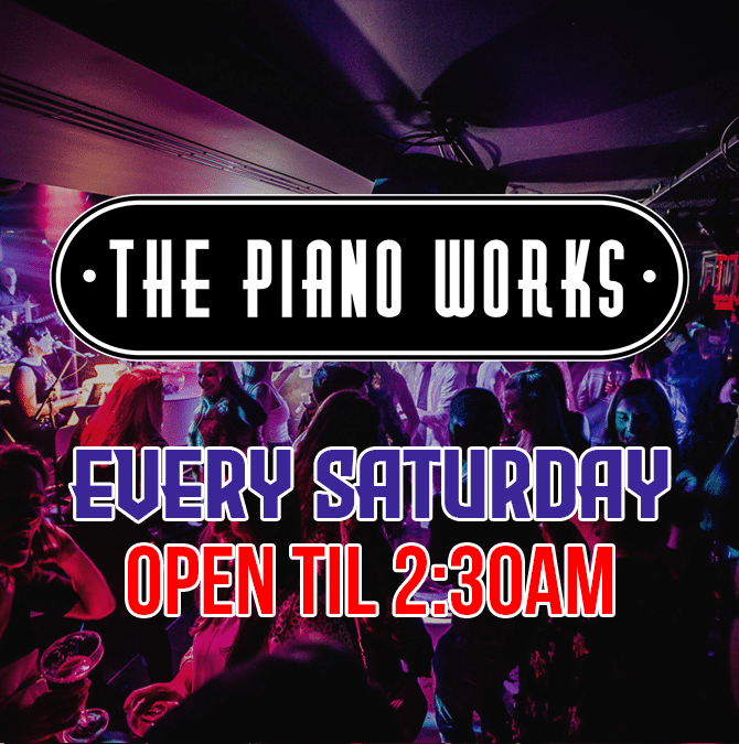 Piano Works Farringdon every Saturday