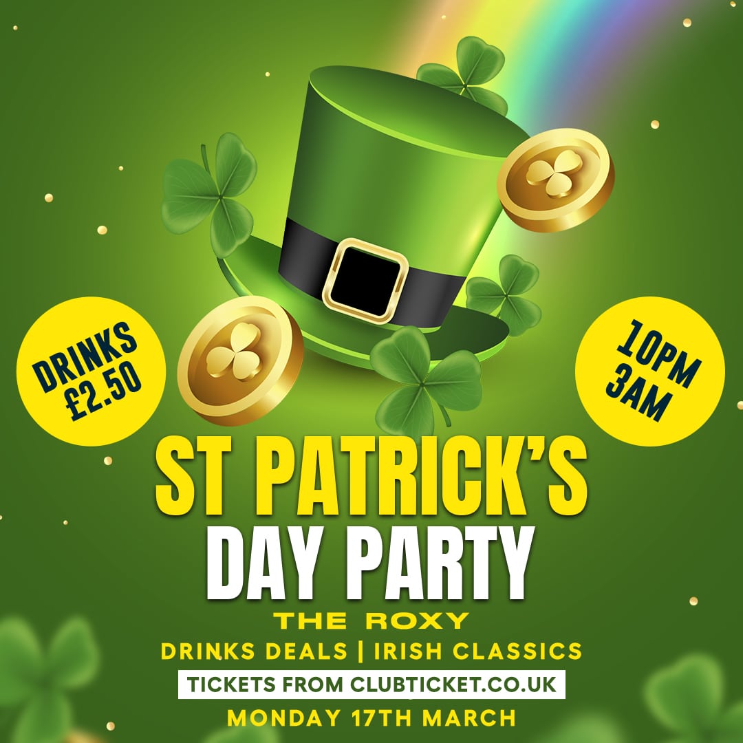 St Patrick's Day Party at The Roxy