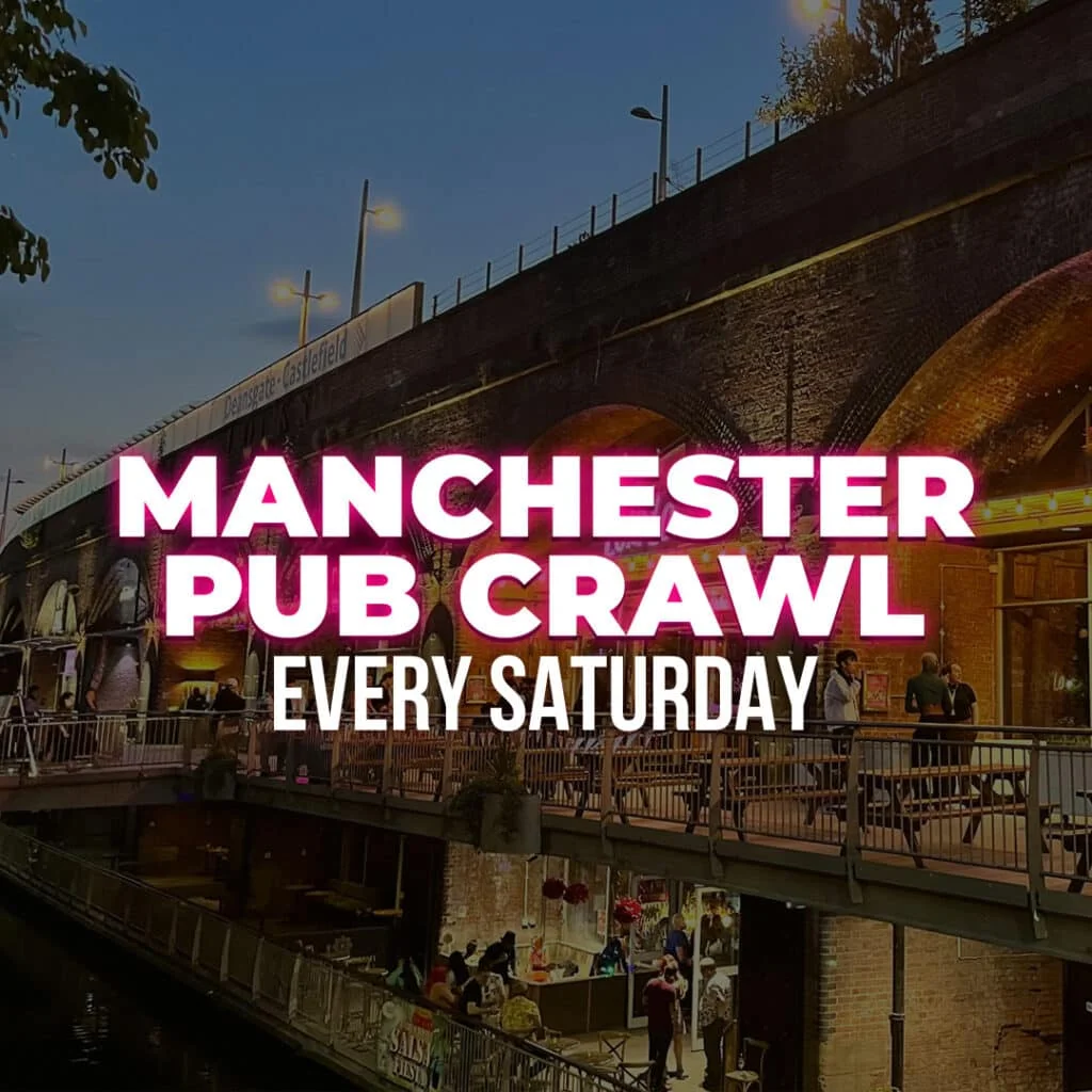 Manchester Pub Crawl every Saturday